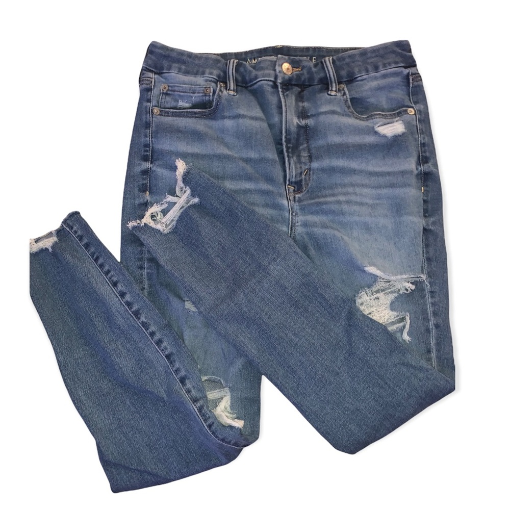 Skinny Ripped American Eagle Jeans